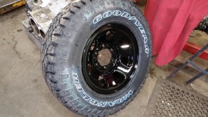 Tires mounted